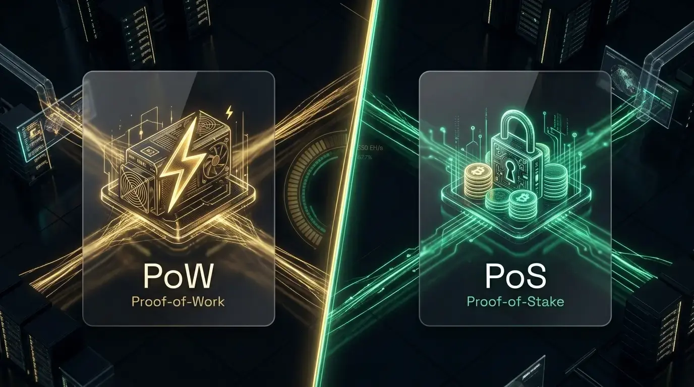 So sánh Proof of Work và Proof of Stake: hai cơ chế bảo vệ blockchain